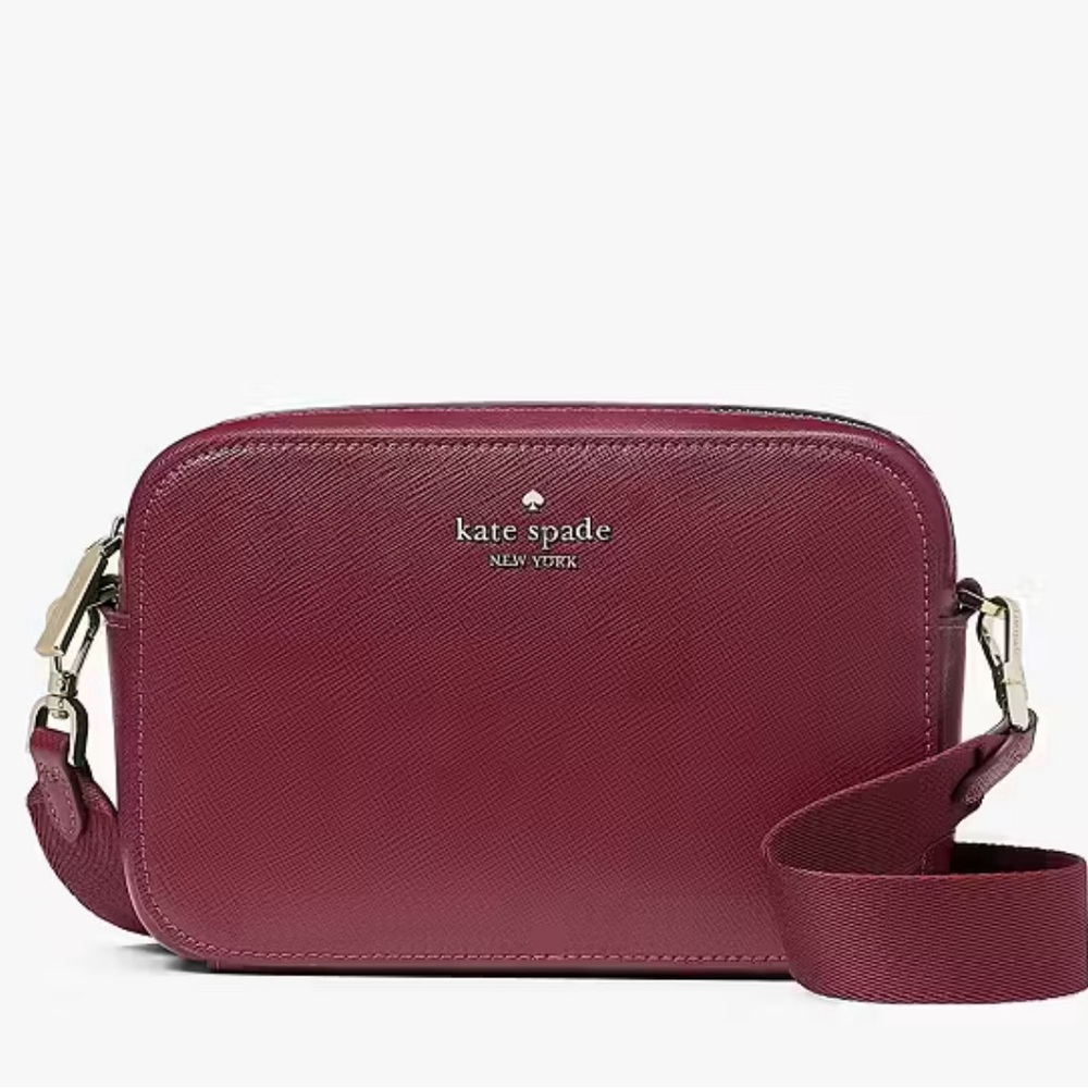 Kate Spade NWT Madison Camera Bag - Blackberry‎ Preserves